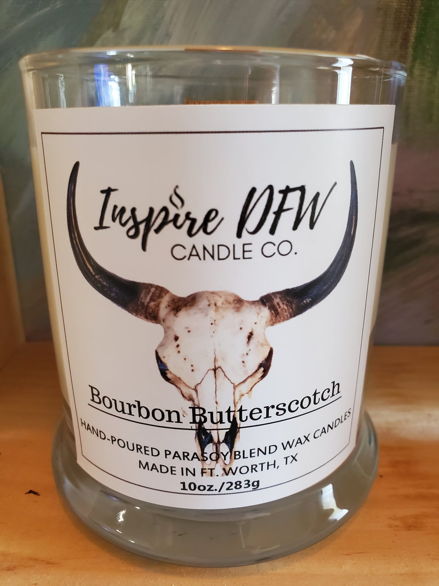 Bourbon Butterscotch Scented 10oz Candle