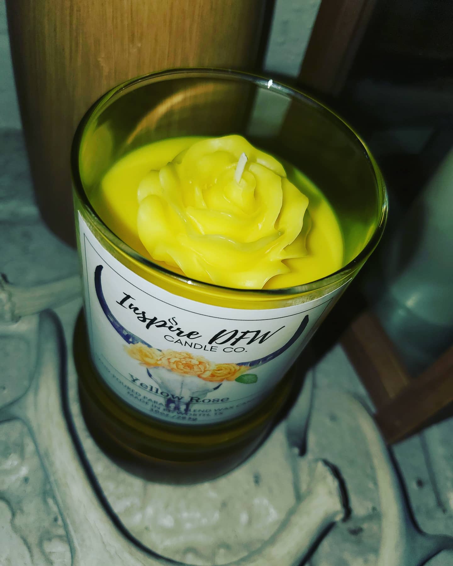 Yellow Rose of Texas Scented 10oz Candle